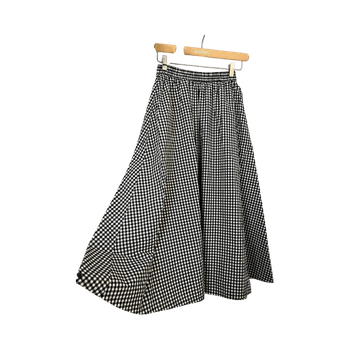 Black and white Gingham skirt 
