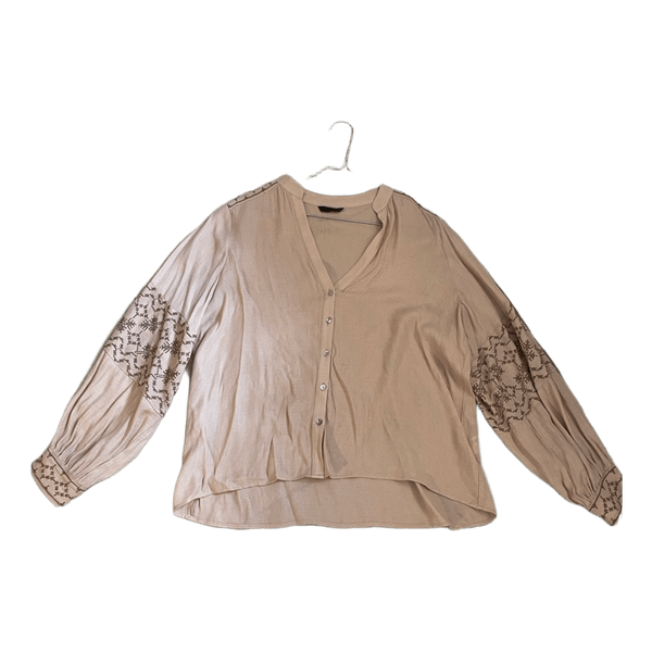 Zara bluse med broderi