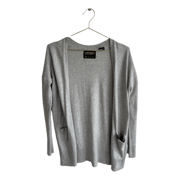 Grå Superdry cardigan