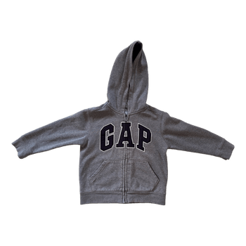 Grey Gap zip hoodie
