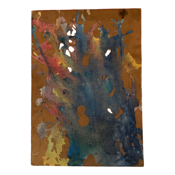 Abstract painting on canvas
