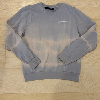 Grey beige tie-dye sweatshirt