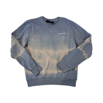 Grey beige tie-dye sweatshirt