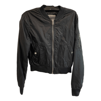 Black bomber jacket