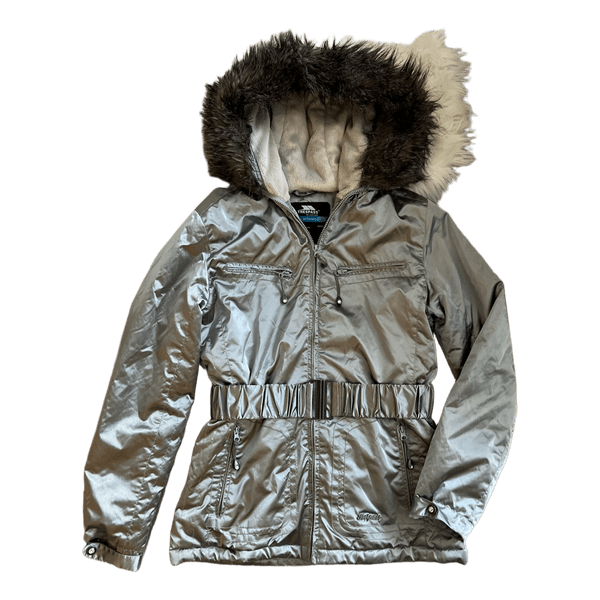 Trespass silver hooded jacket