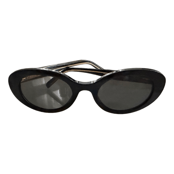 Black oval sunglasses