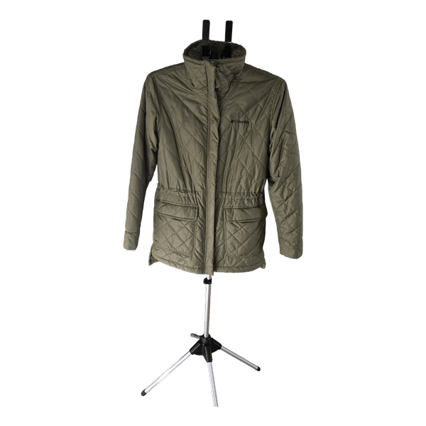 Khaki quilted Columbia jacket