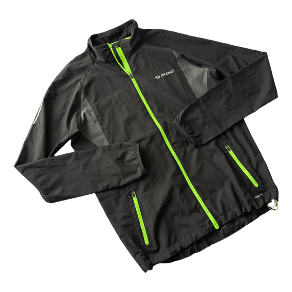 SOC black running jacket