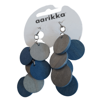 Aarikka puiset korvakorut