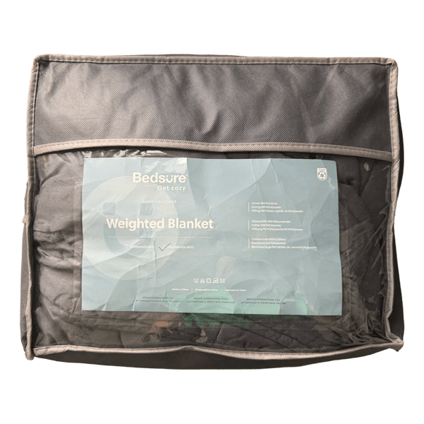 Bedsure grey weighted blanket