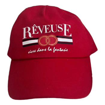 Punainen Rêveuse lippalakki