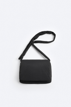 Flap nylon shoulder bag