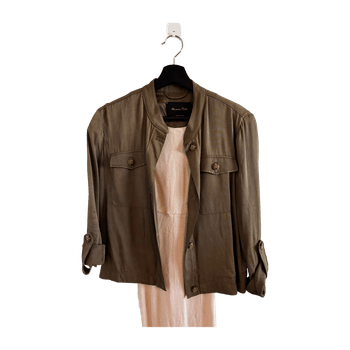 Moss-green jacket
