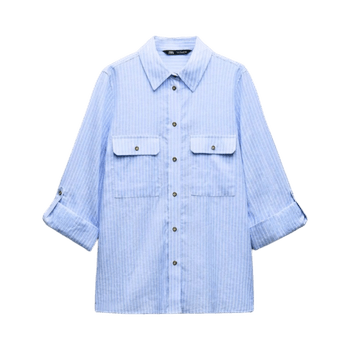 sinivalkoinen pellavapaita