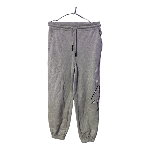 Grey graphic sweatpants