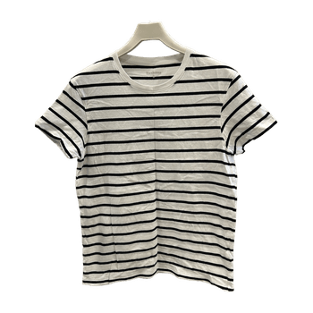 White and black striped t-shirt