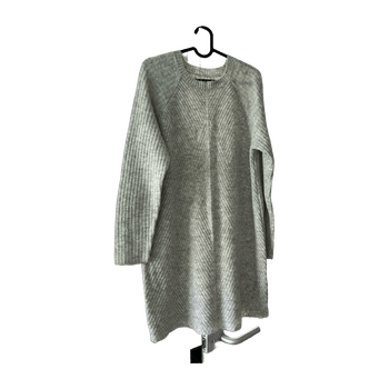 Grey cardigan dress