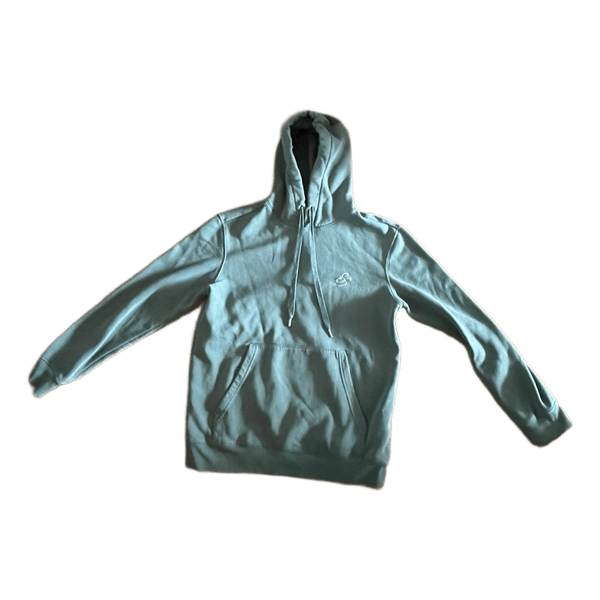 Grön hoodie med huva
