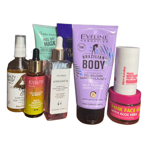 Cosmetics and skincare set