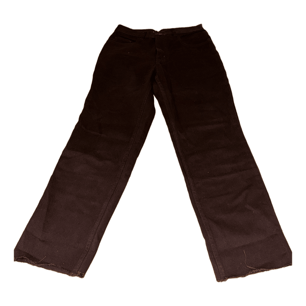 Brown denim jeans