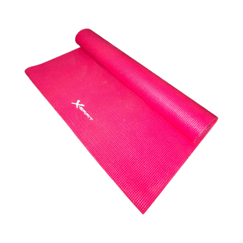 Pink exercise yoga mat