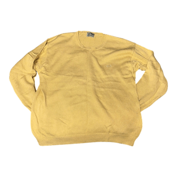 Yellow knitted jumper