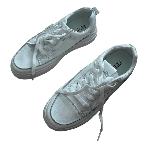 White sneakers