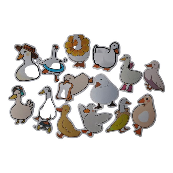 Lot de stickers canards