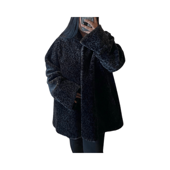 Musta tekoturkistakki