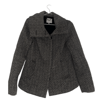 Harmaa villasekoitetakki