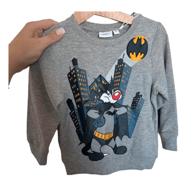 Grey Batman sweatshirt