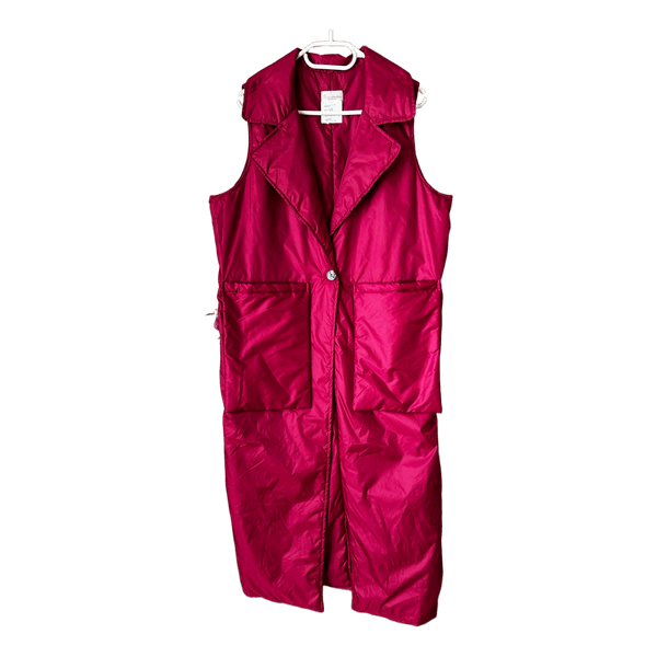 Red long vest
