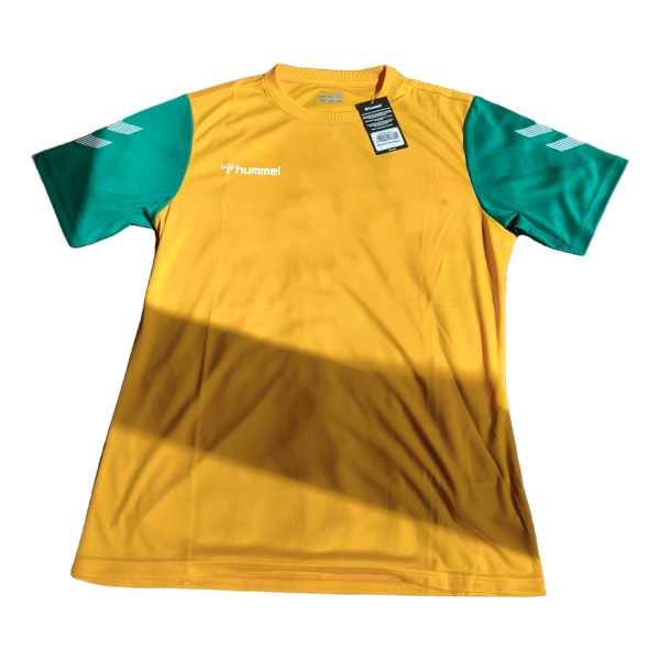 Geltoni-žali sportiniai marškinėliai