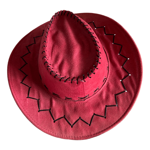 Red cowboy hat