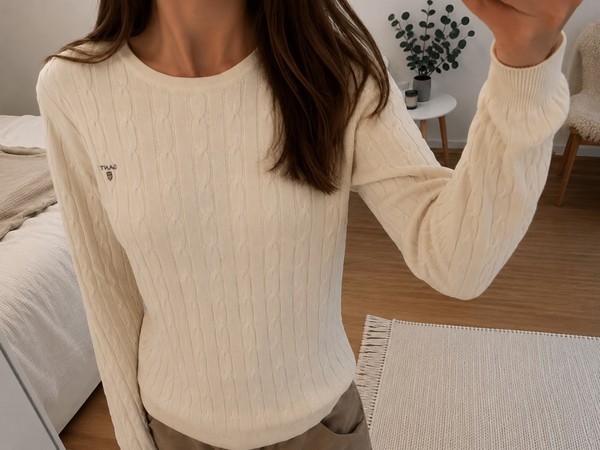 GANT women's cable knit sweater (S)