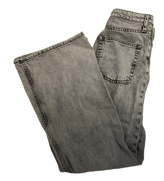 H&M harmaat wide leg -farkut