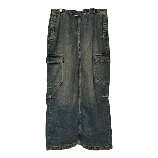 Blå denim nederdel