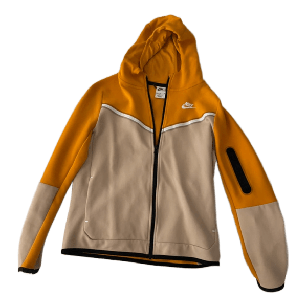 Nike yellow zip hoodie