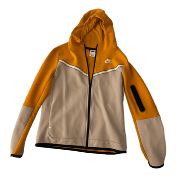 Nike yellow zip hoodie