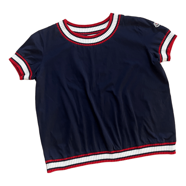 Moncler mørkeblå t-shirt