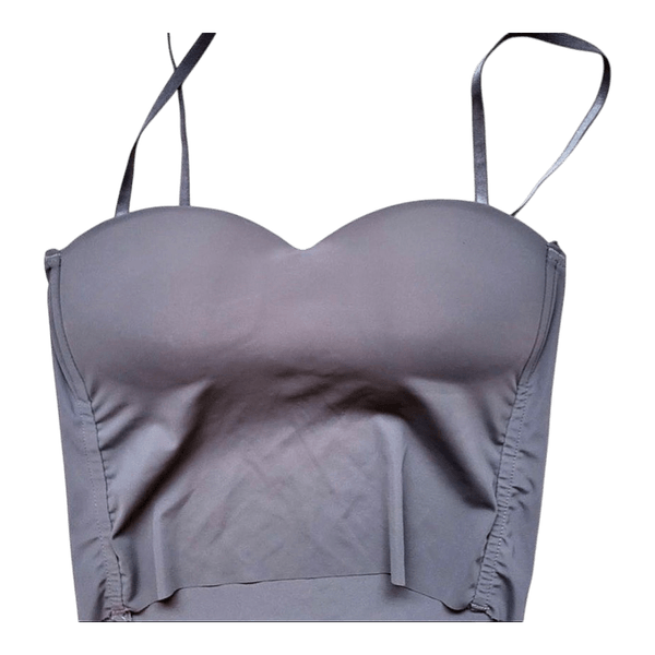Grey padded camisole