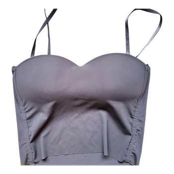 Grey padded camisole
