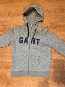 Gant grey zip hoodie