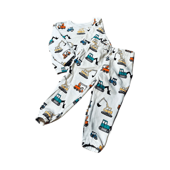 Primark multicolor construction pajamas