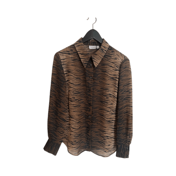 Ruskea Animal Print paita