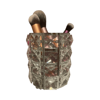 Kristallinen meikkisiveltimien pidike