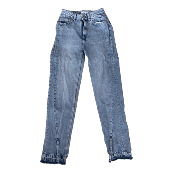 Blue denim jeans