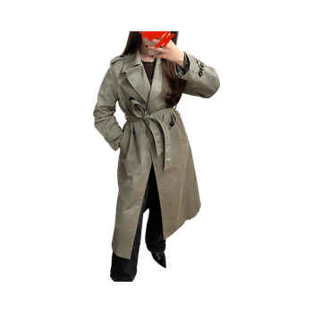 Vihreä trenssi Mango