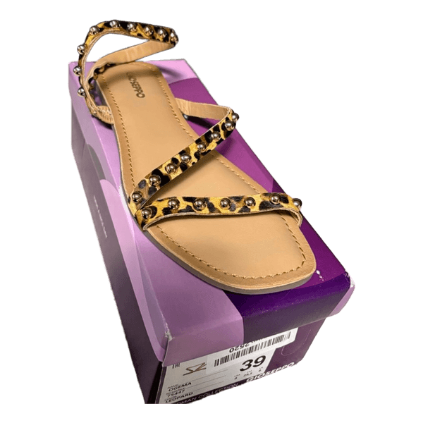Gioseppo leopard stud sandals