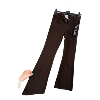 Brown flared jeans